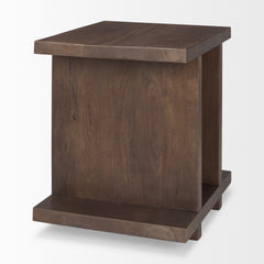 Nohr Medium Brown Wood Accent Table - Ornate Home