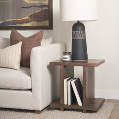 Nohr Medium Brown Wood Accent Table - Ornate Home
