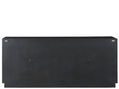 Noir Rubbed Iron/Brown Credenza - Ornate Home
