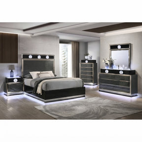 Noire Charcoal Gray/Black Chest - Ornate Home
