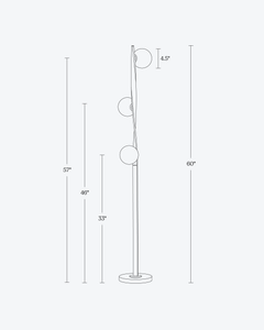 Nola Floor Lamp - Ornate Home