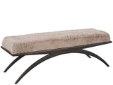Nola Yakety Yak Granite/Bronze Bench - Ornate Home