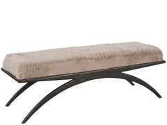 Nola Yakety Yak Granite/Bronze Bench - Ornate Home