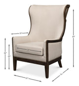 Nolan Beige Chair - Ornate Home