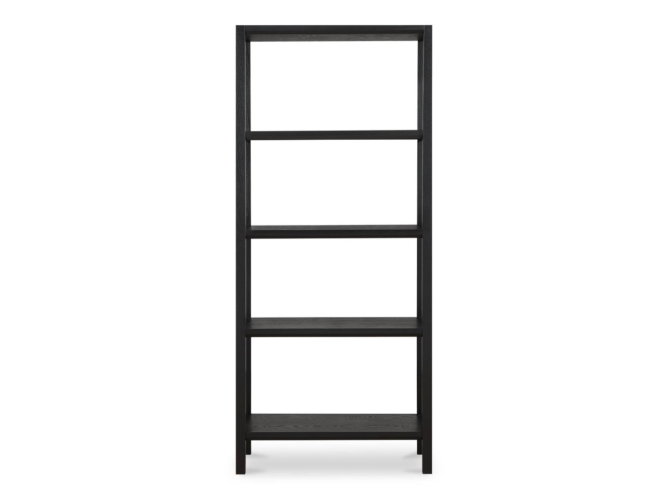 Nolan Black Bookcase - Ornate Home