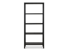 Nolan Black Bookcase - Ornate Home