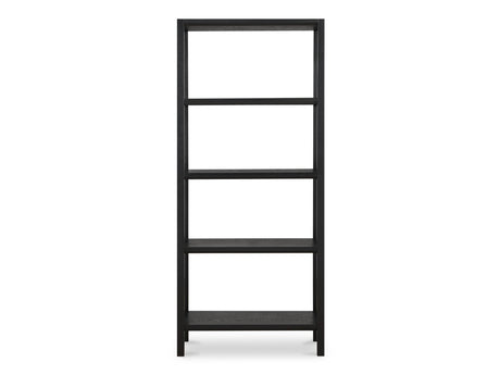 Nolan Black Bookcase - Ornate Home