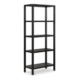 Nolan Black Bookcase - Ornate Home