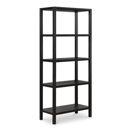 Nolan Black Bookcase - Ornate Home
