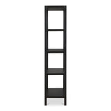 Nolan Black Bookcase - Ornate Home