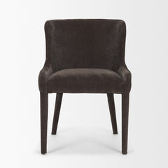 Nolan Charcoal Wingback Dining Side Chair (Set of 2) - Ornate Home