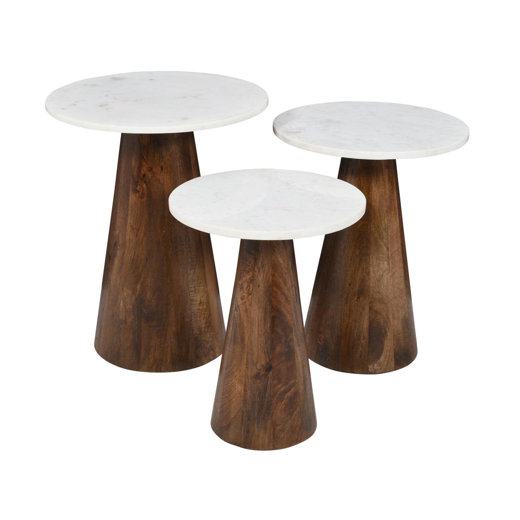 Nolan Chestnut 3-Pc Table Set - Ornate Home