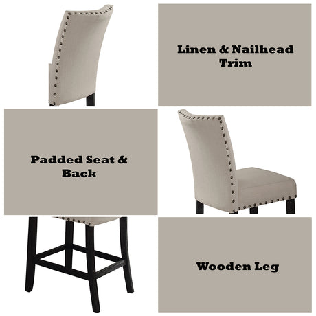 Nolan Counter Height Chair (Set-2) - Ornate Home