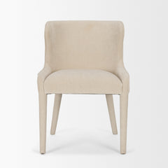 Nolan Cream Wingback Dining Side Chair (Set of 2) - Ornate Home