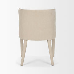 Nolan Cream Wingback Dining Side Chair (Set of 2) - Ornate Home