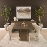 Nolan Cream Wingback Dining Side Chair (Set of 2) - Ornate Home