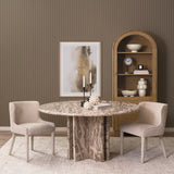 Nolan Cream Wingback Dining Side Chair (Set of 2) - Ornate Home
