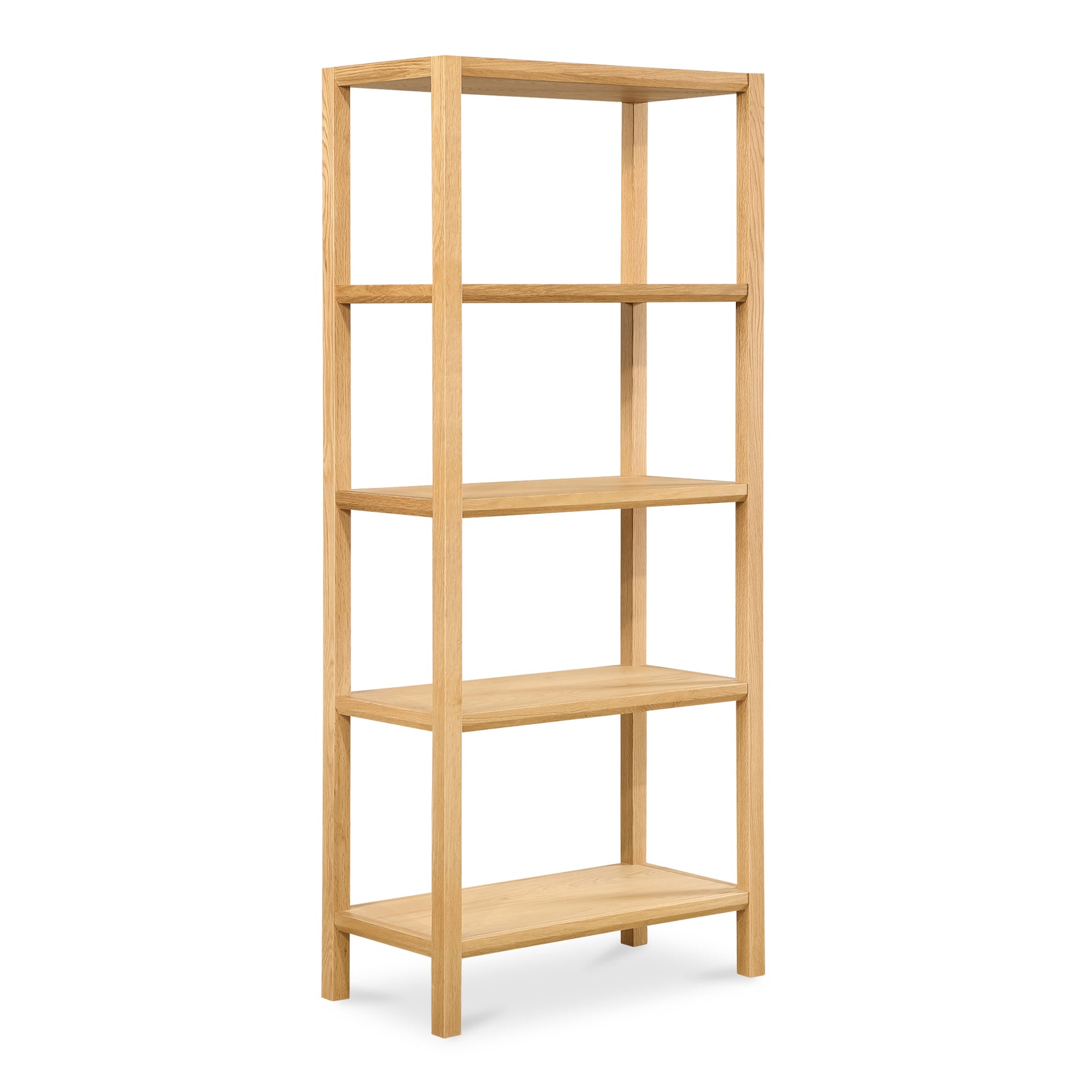 Nolan Natural Bookcase - Ornate Home