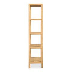 Nolan Natural Bookcase - Ornate Home