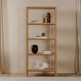 Nolan Natural Bookcase - Ornate Home