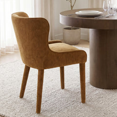 Nolan Rust Wingback Dining Side Chair (Set of 2) - Ornate Home
