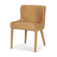 Nolan Tan Wingback Dining Side Chair (Set of 2) - Ornate Home
