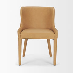 Nolan Tan Wingback Dining Side Chair (Set of 2) - Ornate Home