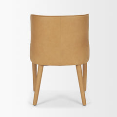 Nolan Tan Wingback Dining Side Chair (Set of 2) - Ornate Home