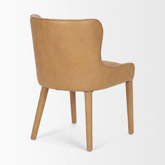 Nolan Tan Wingback Dining Side Chair (Set of 2) - Ornate Home