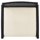 Noli Patio 2-Person Seating Group with End Table with Cream Cushions - Ornate Home