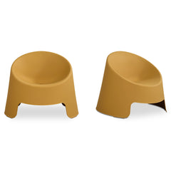 Nolla Yellow Outdoor Accent Chair (Set of 2) - Ornate Home