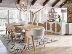 Nomad Glacier/Cane Credenza - Ornate Home