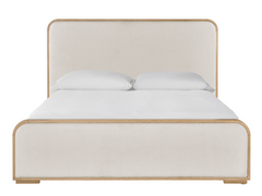 Nomad Ivory/White Oak King Bed - Ornate Home