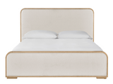 Nomad Ivory/White Oak Queen Bed - Ornate Home