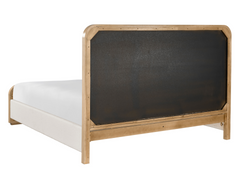Nomad Ivory/White Oak Queen Bed - Ornate Home