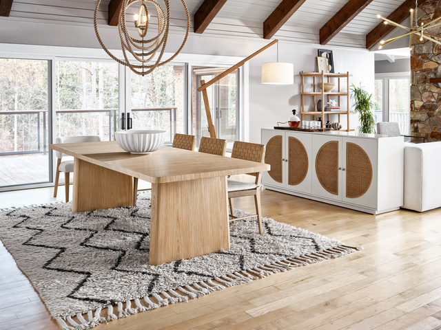 Nomad White Oak Dining Table - Ornate Home