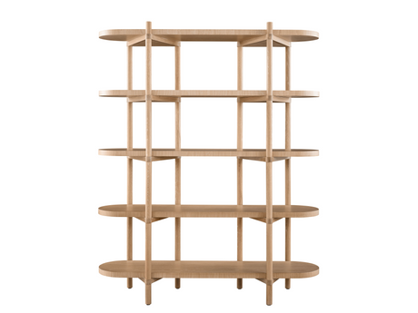 Nomad White Oak Etagere - Ornate Home