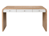 Nomad White Oak/Glacier Desk - Ornate Home