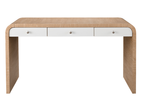 Nomad White Oak/Glacier Desk - Ornate Home