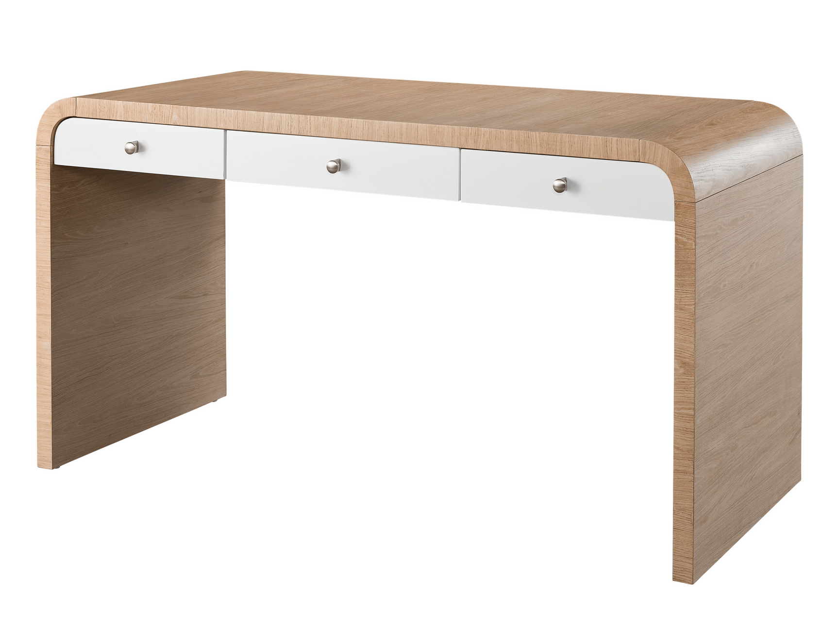 Nomad White Oak/Glacier Desk - Ornate Home