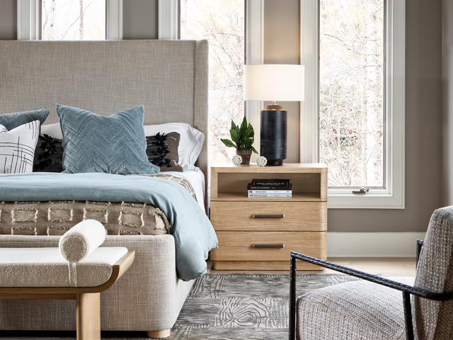 Nomad White Oak Nightstand - Ornate Home