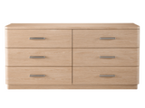 Nomad White Oak Six Drawer Dresser - Ornate Home