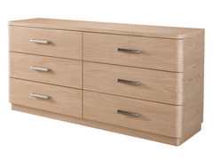 Nomad White Oak Six Drawer Dresser - Ornate Home