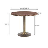 Nomi Brown Cafe Table - Ornate Home
