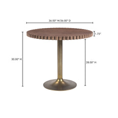 Nomi Brown Cafe Table - Ornate Home