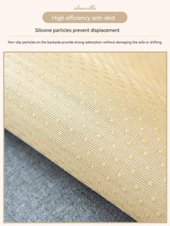 Non-Slip Cat Scratch Furniture Cover for Leather Sofas, Chenille Sofa Towels Covers I - Ornate Home