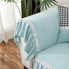 Non-Slip Chenille Sofa Slipcovers with Skirt, Best Pet Sofa Protector Cover, Furniture Covers for Pets - Ornate Home