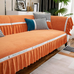 Non-Slip Chenille Sofa Slipcovers with Skirt, Best Pet Sofa Protector Cover, Furniture Covers for Pets - Ornate Home