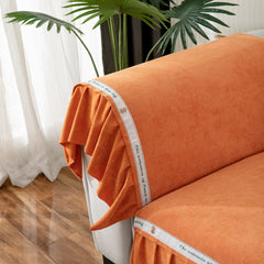 Non-Slip Chenille Sofa Slipcovers with Skirt, Best Pet Sofa Protector Cover, Furniture Covers for Pets - Ornate Home