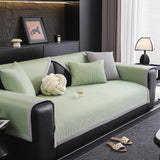 Non-Slip Cooling Breathable Couch Protector Towel, Lightweight Slipcover for Sofas - Ornate Home